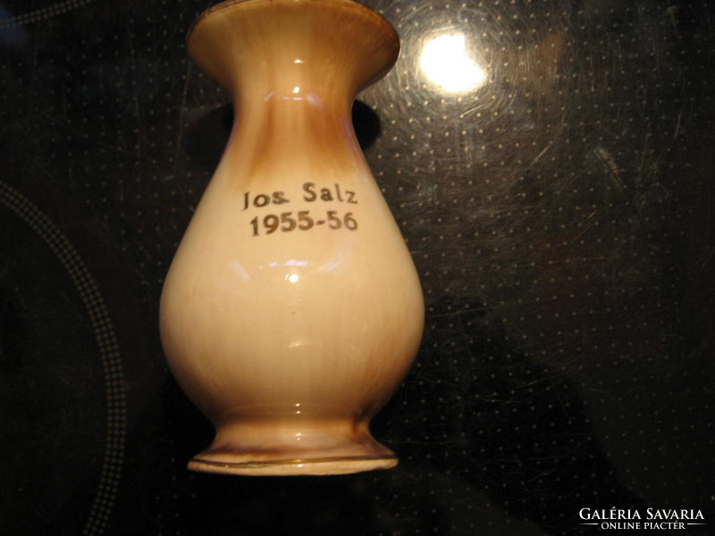 Retro scheurich German ceramic small violet vase
