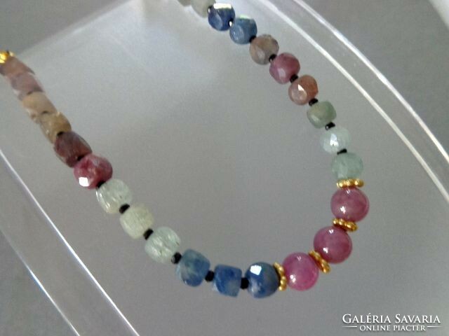 Sapphire-ruby bracelet