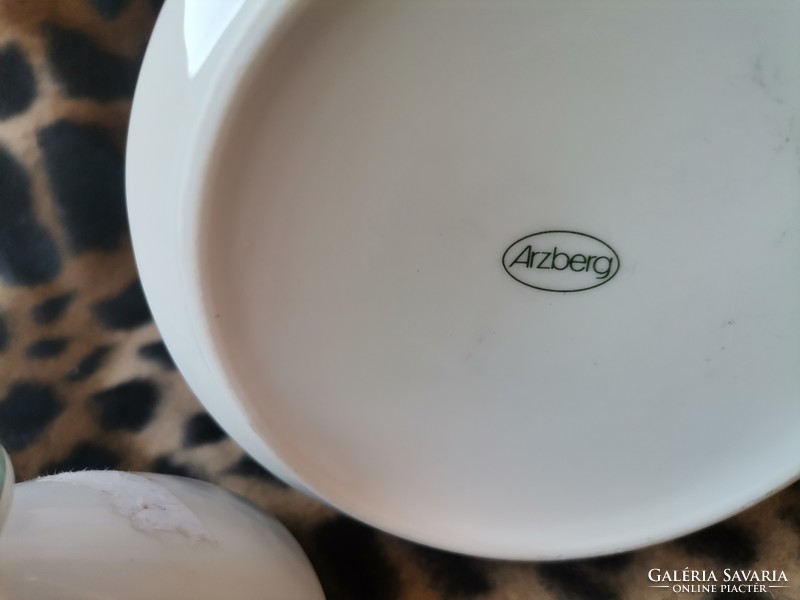 Vintage arzberg German porcelain teapot, porcelain white tea set, gift kitchen equipment