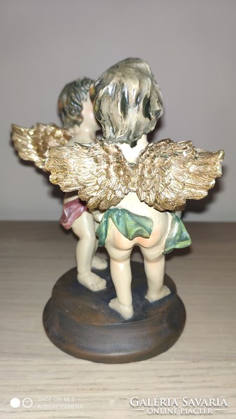 Fabulous old angelic candle holder