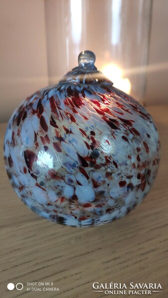 Beautiful blown glass sphere ornament
