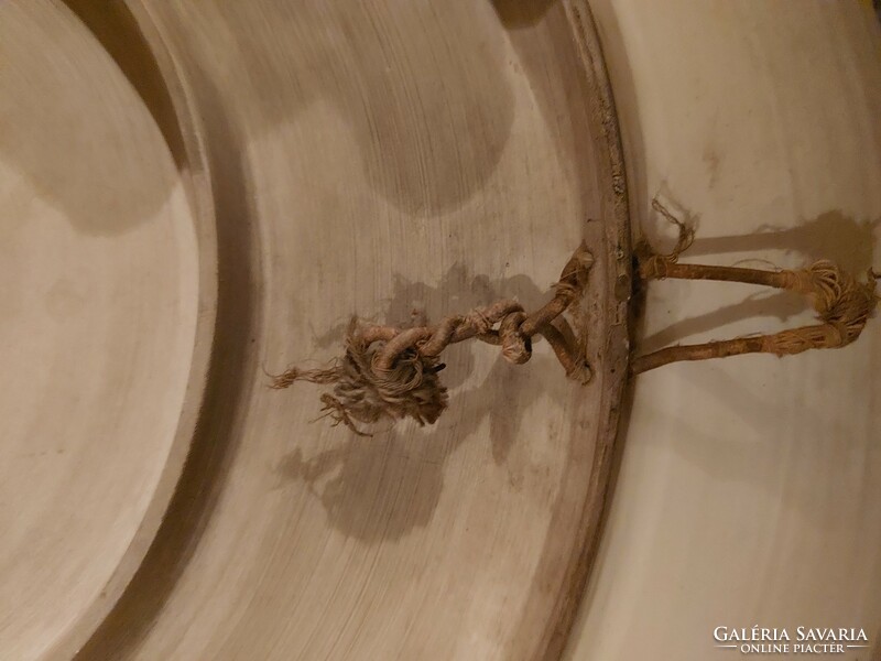 Secession faience decorative bowl. Huge, beautiful piece!