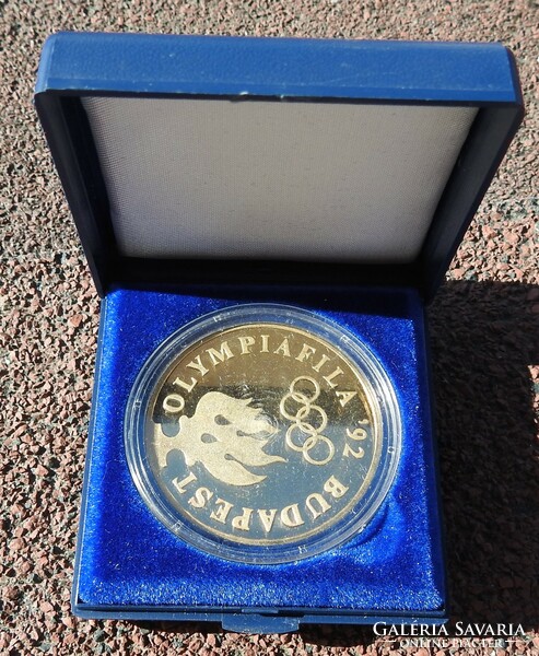 Olympiafila '92 Budapest commemorative medal in gift box