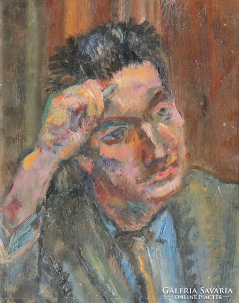 Hungarian painter (Robert Berény's circle?): Male portrait