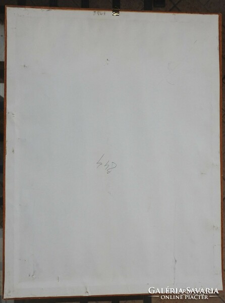 Az Öreg és a Bor - jelzett UNGER 1981 - festmény (német)