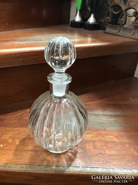 Orefors svéd kristály italos palack, 22 cm-es magasságú