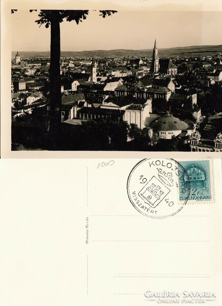 Kolozsvár  VISSZATÉRT 1940 bélyegző és bélyeg , 6db különböző 1000ft/db .  Posta van !
