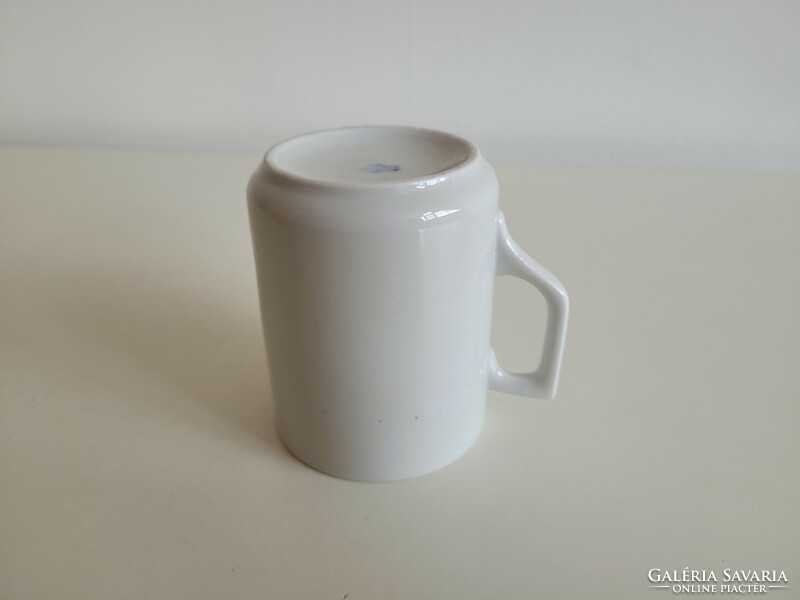 Old Zsolnay porcelain mug white tea cup