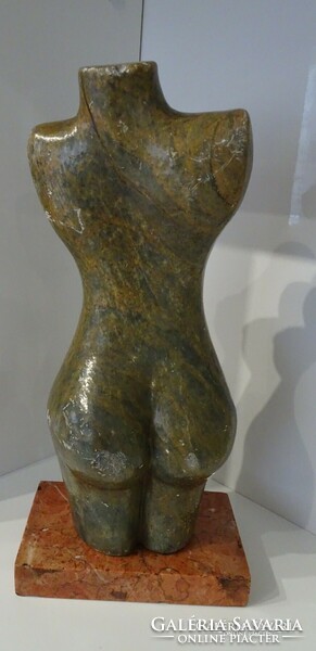 Stone torso - small sculpture - marked - sculpture