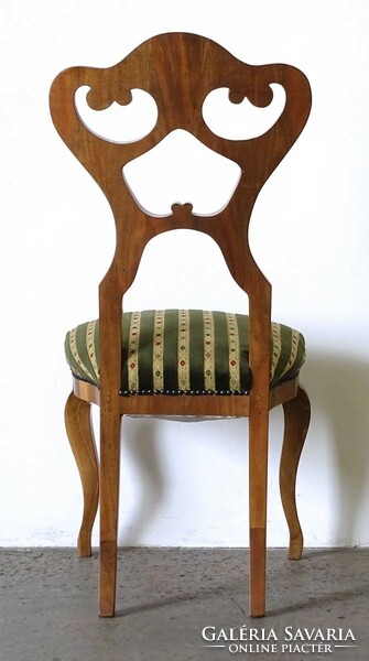 1L038 Antik Biedermeier támlás szék