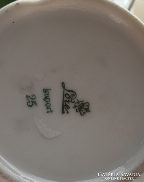 German sugar bowl with luster glaze