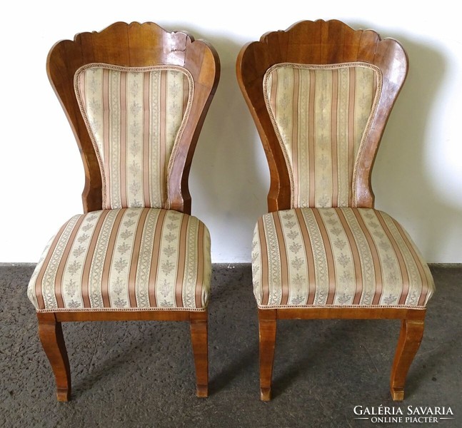 1L042 pair of antique Biedermeier chairs