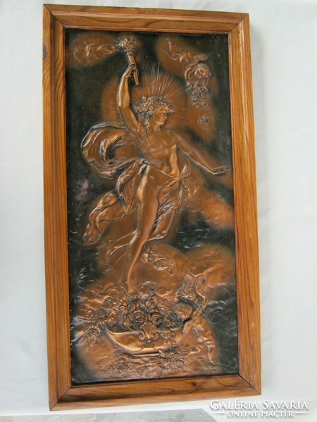 Electroplating wall decoration embossed wall picture