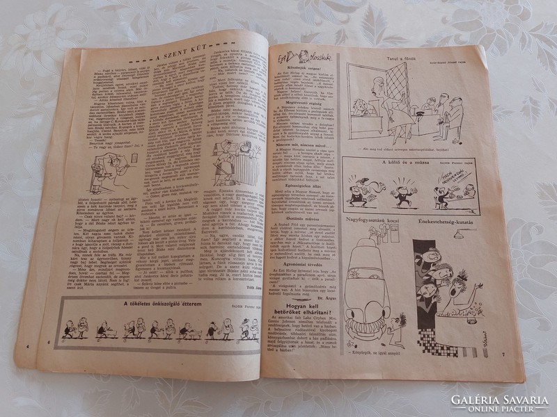 Régi újság Ludas Matyi 1961 április 13 szatirikus hetilap