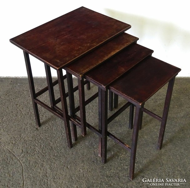 1L050 old set of four matching coffee tables