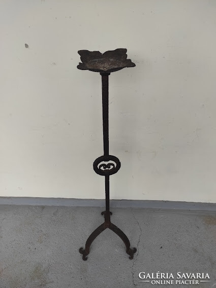 Antique baroque candle holder large standing wrought iron candle holder Christian candelabra 995 6124