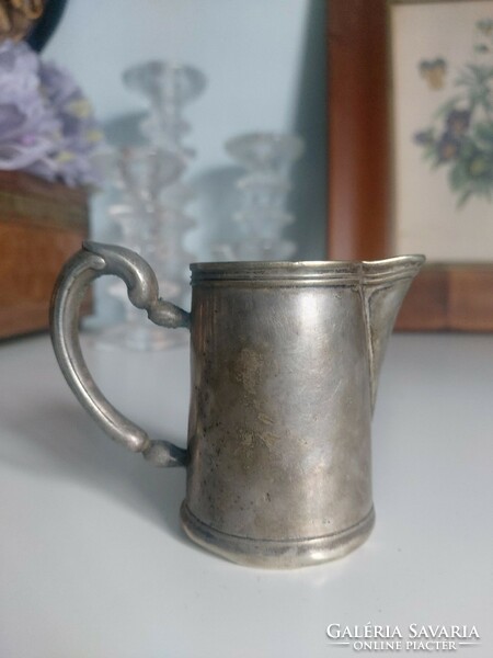 19th century French, silver-plated, renowned, small Christofle spout, marked