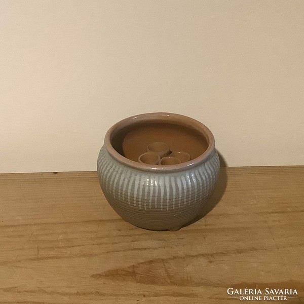 Christmas beige candle holder