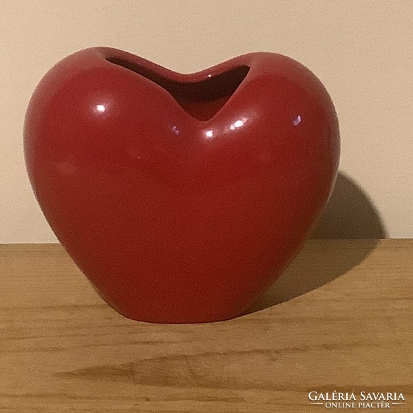 Heart vase for Valentine's Day