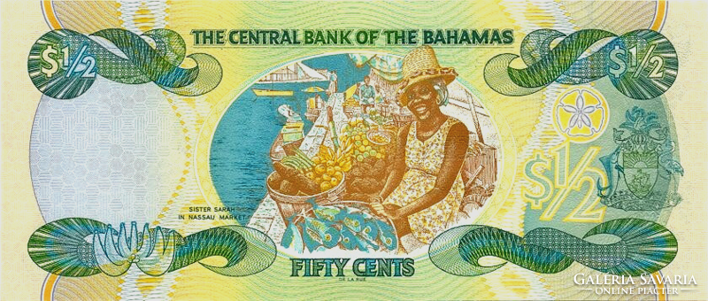 Bahama-szigetek ½ Dollár 2001 UNC