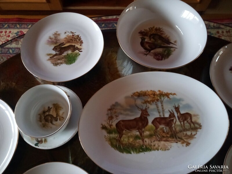 Set of 9 vintage Bavarian wild animals xx