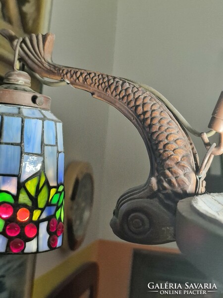 Artdeco chandelier (tiffany style)