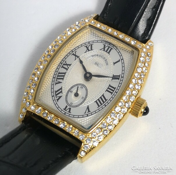 Dorochron elegantly cased women's modern jewelry watch! New! With Tiktakwatch service card!