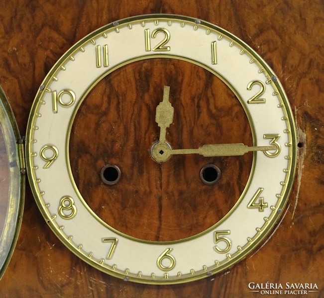 1L098 old cabinet clock furniture clock clock case 22.5 X 32 cm