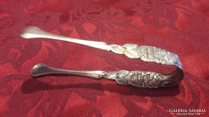 Silver-plated sugar tongs 3 (l3048)