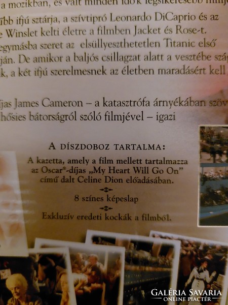 Titanic VHS Jubileumi kiadás, díszdobozban