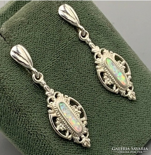 Extra elegant silver set with opal gemstones, 925-new