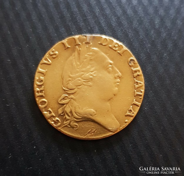 GEORGE III 1787 GOLD SPADE GUINEA arany