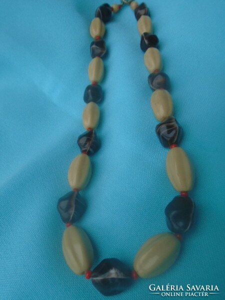 Murano necklace collier from the early 1950s, 41 cm