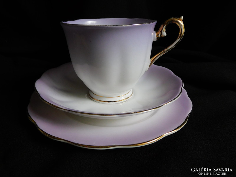 Royal Albert teás/hosszú kávés 3 részes orgonalila szett