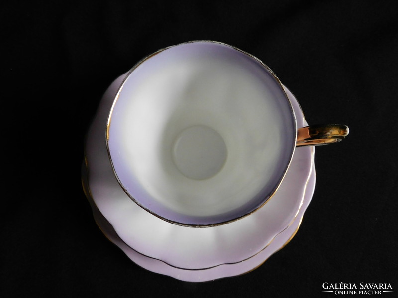 Royal albert tea/long coffee 3-piece purple set