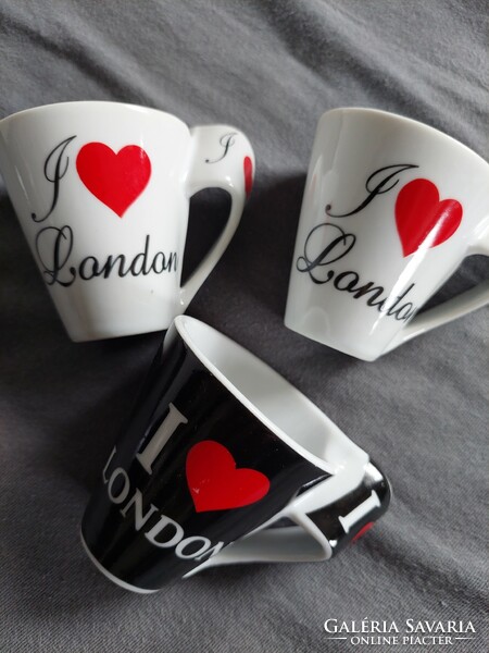 3 new London coffee cups