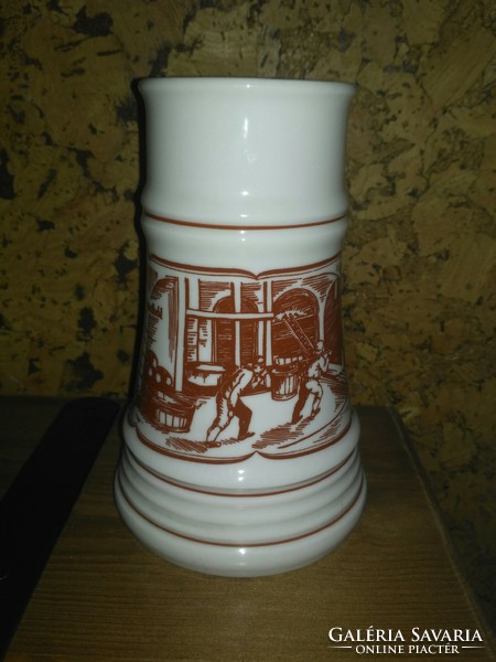 Great Plains beer mug - beer nursery house in the 17th century. From the century