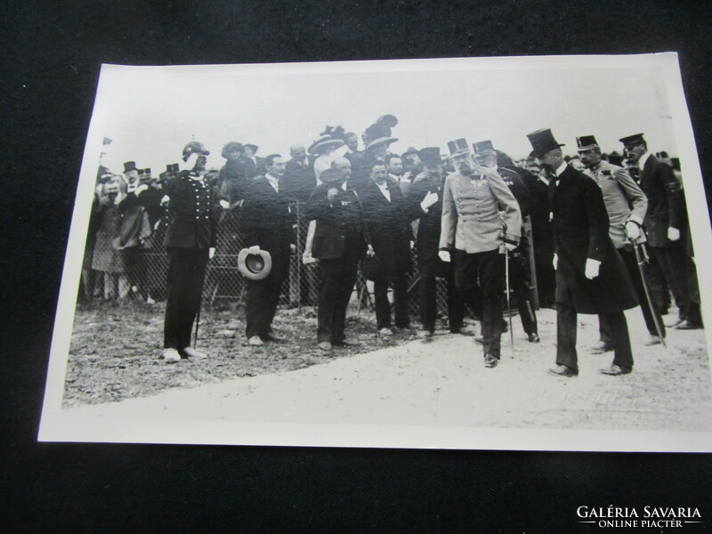 1910 Habsburg Emperor József Franz Hungarian King marked dry seal contemporary real photo photo