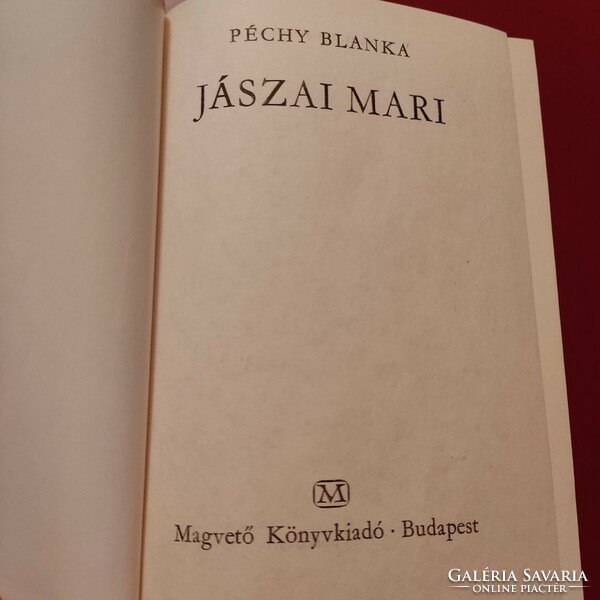 Péchy Blanka: Jászai Mari, 1971.