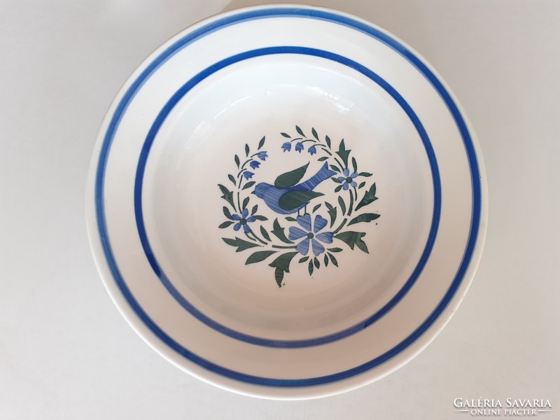 Old folk decorative plate with bird wall plate Wilhelmsburg plate