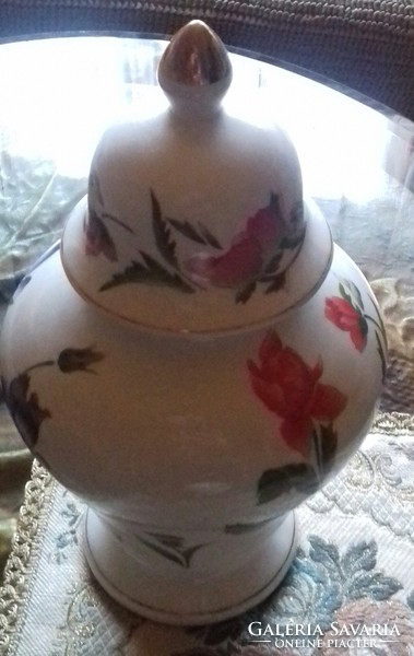 Royal Crest  porcelán urna  váza - fedeles  30 cm     XX