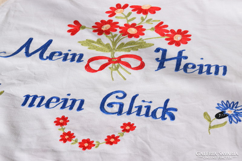 Old linen decorative towel towel mop German mein heim 108 x 54
