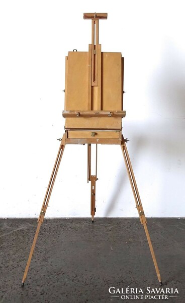 1L244 old mobile easel painting kit