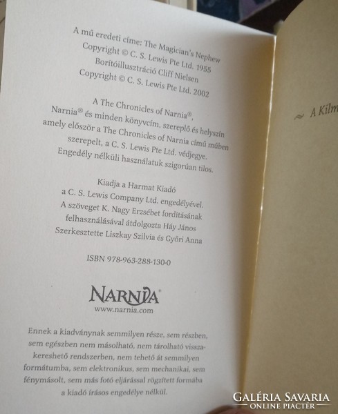 C. S. Lewis: Narnia krónikái, a varázsló unokaöccse, alkudható