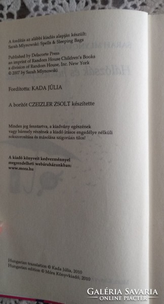 Mlynowski: Hálózsák és hokuszpokusz, ifjúsági regény, Alkudható!