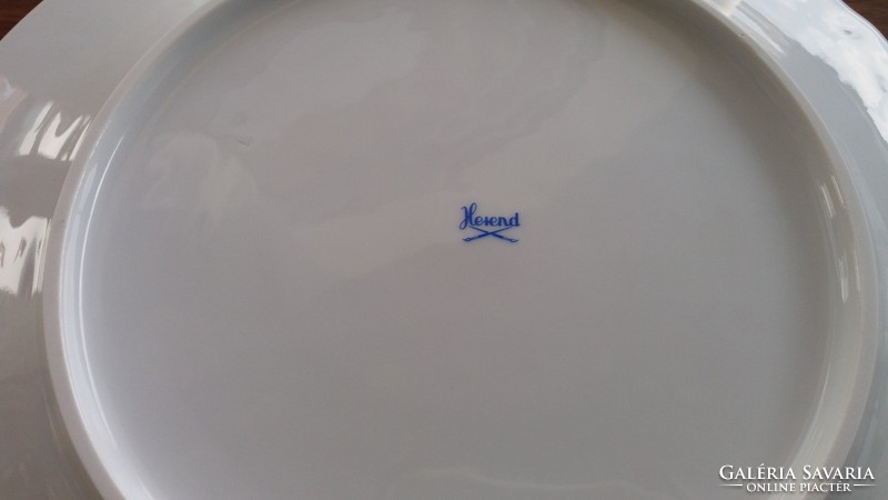 Régi Herendi porcelán kínáló tányér 28 cm