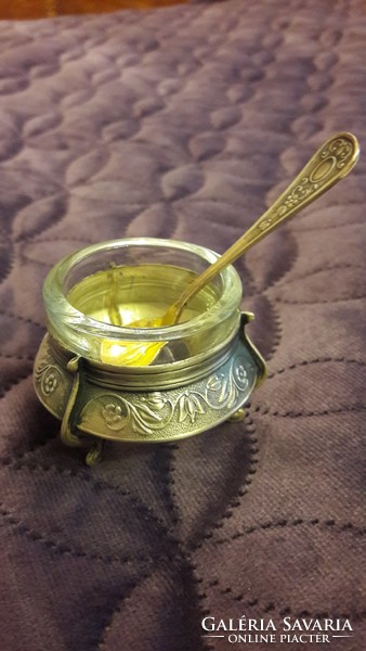 1 pc silver-plated spicy, with caviar silver-plated spoon 219.