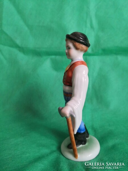 Antique Herend lad with degree (boy with a stick) - there are 3 of them!
