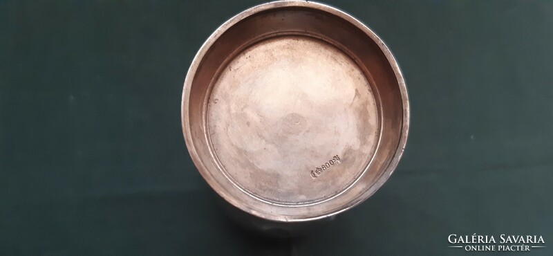Art nouveau silver wine/water glass. Vietor (Darmstadt 1910)