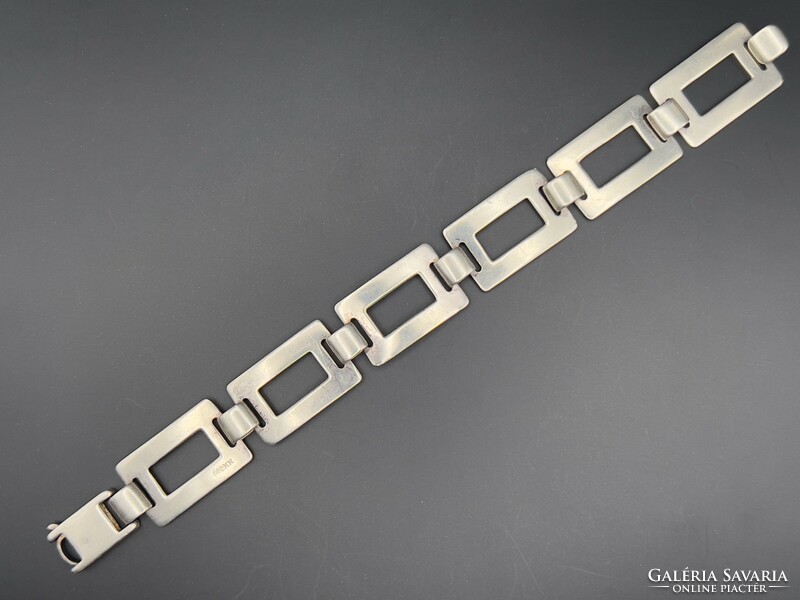 Mexx silver design bracelet - unisex